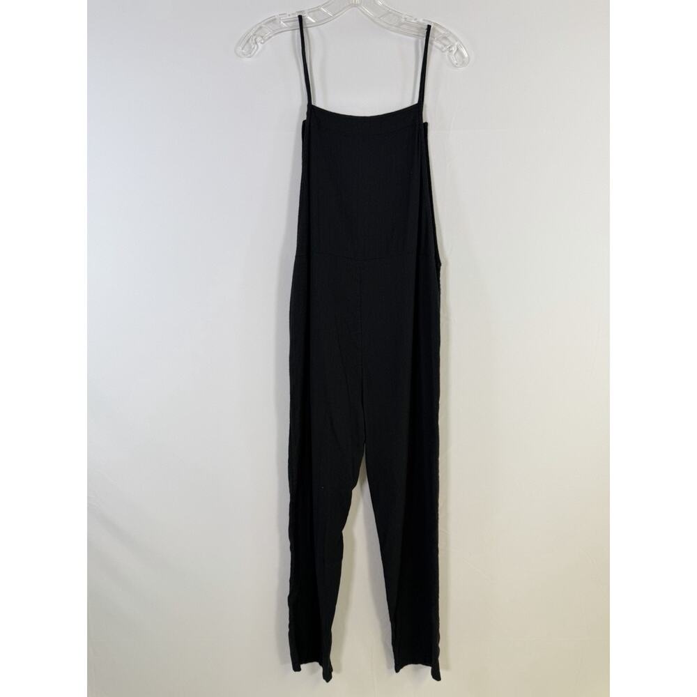 Amuse Society Jumpsuit Romper Size M Black Casual Lagenlook Comfy - Picture 3 of 16